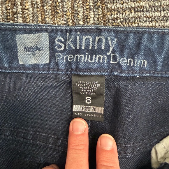 Mossimo Premium Denim Women’s Size 8 Skinny Jeans - Picture 3 of 6